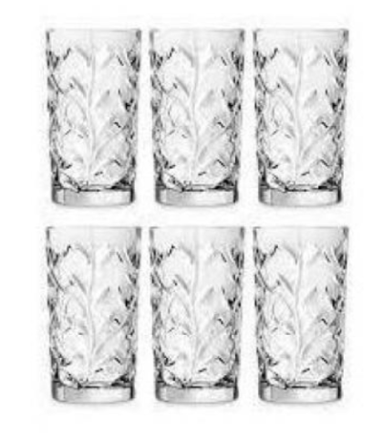 RCR ITALY -  Laurus 6 Чаши за вода