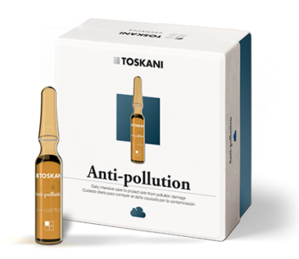 TOSKANI Cosmetics - Защитни ампули „Анти смог“ за лице .  15 x 2 ml