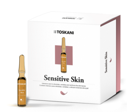 TOSKANI Cosmetics - Ампули за лице за чувствителна кожа.  15 x 2 ml