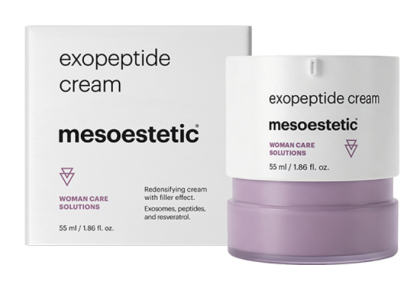 Mesoestetic -  Woman Care Solutions EXOPEPTIDE cream Уплътняващ крем с ЕКЗОЗОМИ и постбиотици. 55ml