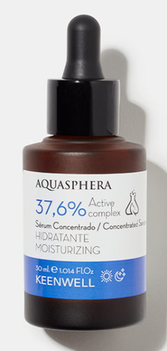 Keenwell - AQUASPHERA -  Концентриран Хидратиращ Серум с 37,6% Активен Комплекс   Moisturizing concentrated serum 37,6% active complex .30 ml