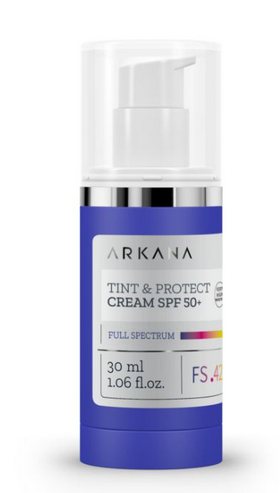 ARKANA - Spectrum/ Защитен крем за лице с цвят и тониращ ефект SPF 50 TINT. 30ml
