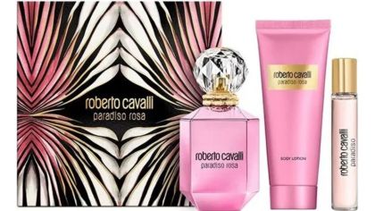 Roberto Cavalli -  Paradiso Rosa  Set - EdP 75 ml + b/lot 100 ml + EdP 15 ml / Дамски комплект. 