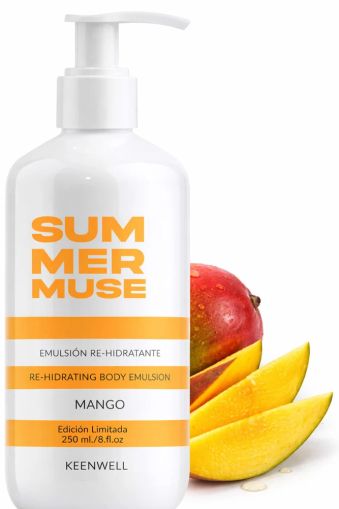 Keenwell - SUMMER MUSE РЕХИДРАТИРАЩА ЕМУЛСИЯ ЗА ТЯЛО  МАНГО. 250 ml.