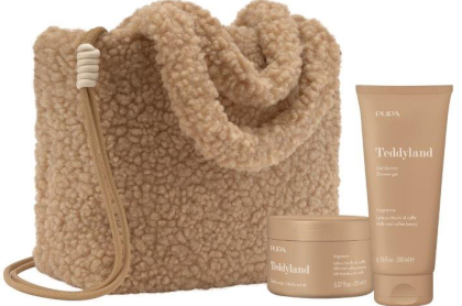 PUPA MILANO - TEDDYLAND  CHRISTMAS 2026  SET  BODY SCRUB  & SHOWER GEL  / СЕТ  ЕКСФОЛИАНТ & ДУШ ГЕЛ &  ЧАНТА ТИП „ШОПЪР“   6 аромата. 200 & 150  ml
