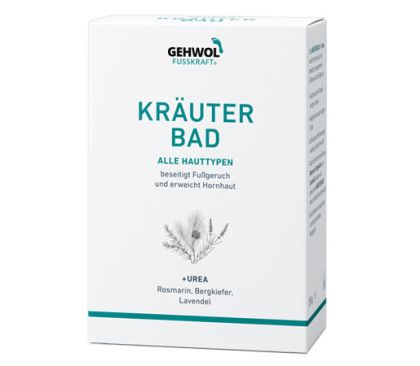 Gehwol - Билкови соли за крака Fusskraft Herbal Bath Green гранули.