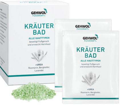 Gehwol - Билкови соли за крака Fusskraft Herbal Bath Green гранули.