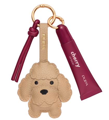 Pupa -  FOREVER CHARMS LIP BALM CHERRY+ Multi-purpose accessories / БАЛСАМ ЗА УСТНИ С АРОМАТ НА ЧЕРЕША  + АКСЕСОАР ЗА ЧАНТА. 3 вида