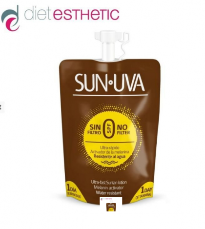 Diet Esthetic -  Слънцезащитен мини-лосион, меланин-активатор SUN UVA – без SPF, 35 ml