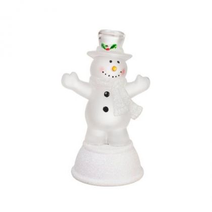 Светещи фигури - Снежен човек светещ 9 см