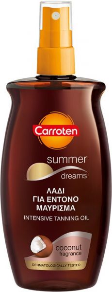 Carroten - олио за бързо придобиване на тен SPF0 - Summer Dreams Tanning Oil SPF0. 200 ml.