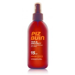 Piz Buin - Слънцезащитно олио за бронзов тен Tan Protect Dry Oil   SPF 15/ 30 . 150 ml