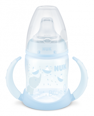 NUK - FC РР шише 150мл с накрайник силикон за сок BLUE 6+ мес.