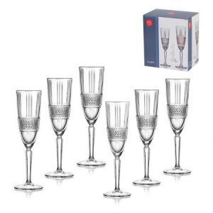 DaVinci Crystal - Brillante 6 чаши за шампанско