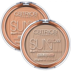 Catrice - Матираща пудра бронз Sun Glow водоустойчива