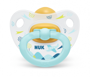 NUK - Биберон залъгалка каучук 0-6 мес. - Хепи Кидс + кутийка.