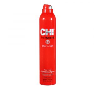 CHI - 44 Iron Guard  Style and Stay   - Термозащитен лак за коса силна фиксация. 284 ml