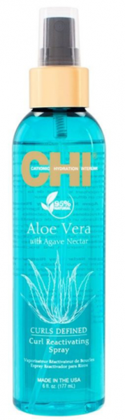 CHI - Aloe Vera Curl Reactivating Spray - Спрей за активиране на къдрици. 177 ml