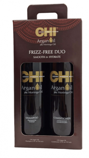 CHI - Argan Oil Set - Комплект за суха и увредена коса с арганово масло .