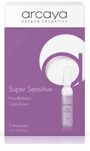 Arcaya  -   Super Sensitive - Ампули Бета глюкан за чувствителна кожа. 5x2 ml