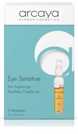 Arcaya  -  Eye Sensitive - Ампули Чувствителни очи за незабавно успокоение на зоната около очите. 5x2 ml