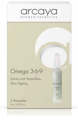 Arcaya  -  Omega 3-6-9  - Ампули Омега 3-6-9 за подхранване и защита на суха кожа. 5x2 ml