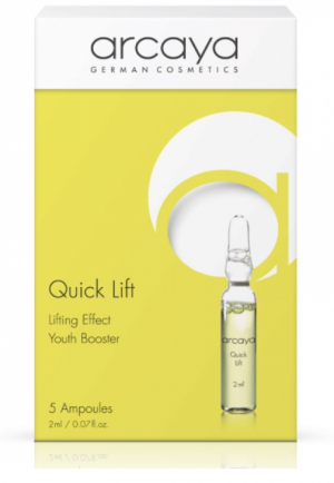 Arcaya  -  Quick Lift  - Ампули Бърз лифтинг за повдигане и изпъване на кожата с екстракт от водорасли 5x2 ml