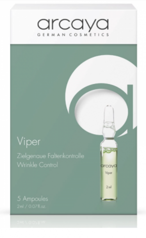 Arcaya  -  Viper - Ампули Вайпър за тотален лифтинг и ботокс ефект, с Аргирелайн - екстракт от усойница 5x2 ml