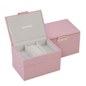 ROSSI - Кутия за бижута цвят пудра