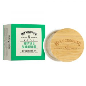 Scottish Fine Soaps  - Сапун за бръснене с керамичен съд Ветивер и Сандалово дърво 100g