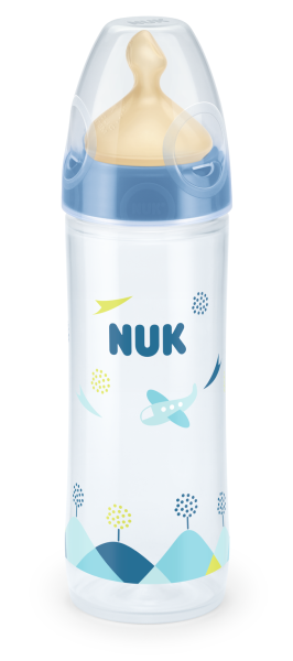 NUK - New Classic РР шише 250мл с каучуков биберон за хранене FC+ 6+ месеца