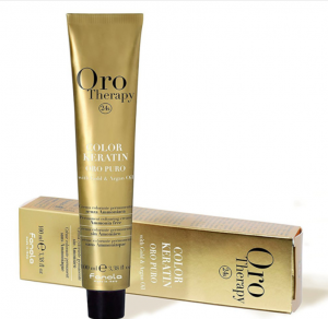 Fanola - Oro Therapy Color Keratin - безамонячна боя за коса с кератин, златни наночастици и арганово масло. - 3