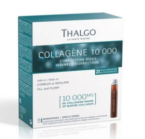 Thalgo -  HYALU-PROCOLLAGENE  COLLAGENE 10 000  Ампули за пиене с колаген за коригиране на бръчки. 10 x 25 ml.