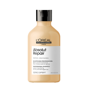 L`Oreal Professionnel  Absolut Repair Gold Shampoo - Шампоан за много изтощена коса, без утежняване. 300  ml