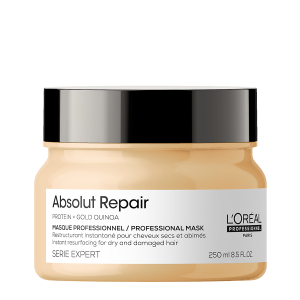 L`Oreal Professionnel  Absolut repair Gold  Mask - Моментално възстановяваща маска за силно изтощена коса. 250 ml
