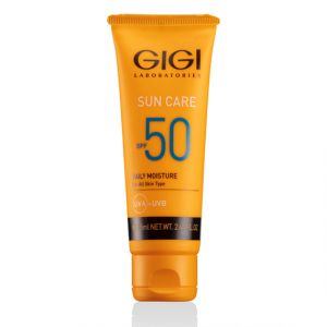 GIGI - SUN CARE - DAILY MOISTURE SPF 50 - Защитен анти-ейдж хидратант UVB-UVA . 75 ml
