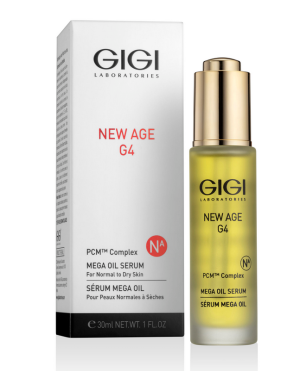 GIGI - NEW AGE G4 - MEGA OIL SERUM -  Подхранващ серум за нормална до суха кожа. 30 ml