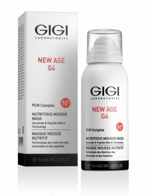 GIGI - NEW AGE G4 - NUTRITIOUS MOUSSE MASK  - Подхранваща мус маска за лице. 75 ml