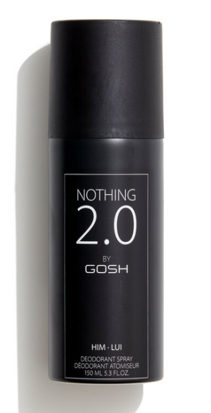 Gosh - Парфюм дезодорант NOTHING 2.0 for Men Deo Spray. 150 ml