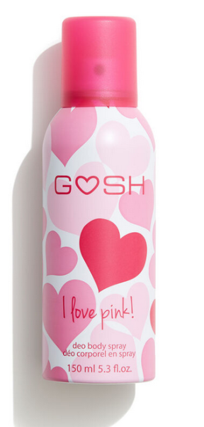 Gosh - Дезодорант I LOVE PINK !  Deo Spray. 150 ml