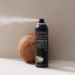 Gosh -  Сух шампоан за коса  с кокос - Dry Shampoo Spray - Coconut Oil. 150 ml