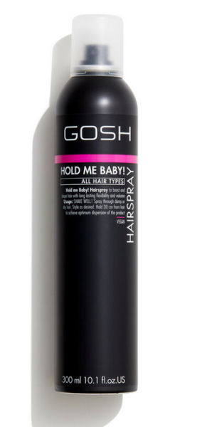 Gosh -  Лак за коса Hold Me Baby! Hairspray. 300 ml