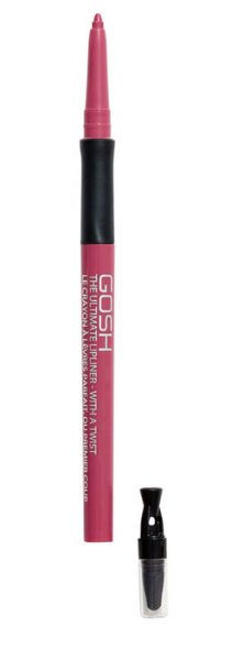 Gosh -  Автоматичен молив за устни с гума и острилка  The Ultimate lipliner - with a twist/ различни цветове