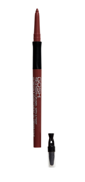 Gosh -  Автоматичен молив за устни с гума и острилка  The Ultimate lipliner - with a twist/ различни цветове