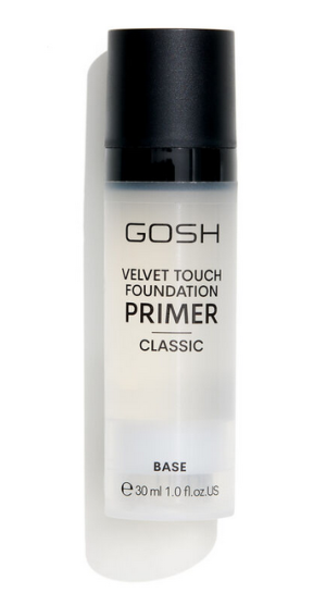 Gosh - Velvet Touch Foundation Primer Classic / Основа за грим  Кадифено докосване  30 ml
