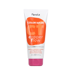 Fanola - Освежаваща и подхранваща маска с интензивен меден цвят  COPPER FLOW.200 ml.