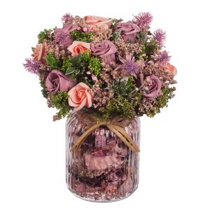 New Wish Studio Floral - Аранжировка градински рози/ различни цветове