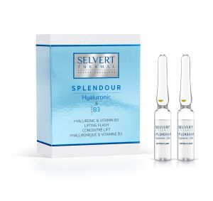 Selvert Thermal - SPLENDOUR -   Hyaluronic & Vitamin B3 Lifting Flash  - Ампули за моментален блясък и лифтинг . 2x1,5 ml