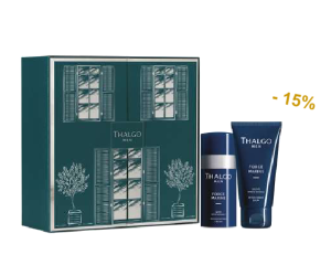 Thalgo -- Коледен подаръчен комплект за мъже  Thalgomen- Грижа за мъжката кожа.
