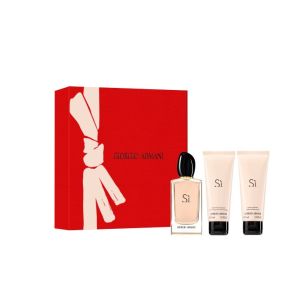 Giorgio Armani - Armani Si  Set  EDP 50 / 100  ml &  Body lotion  75 ml  & shower gel 75 ml - Подаръчен комплект  за жени.